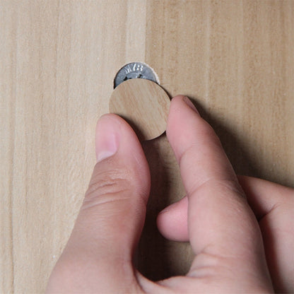 ELECTROPRIME 100PCS/Box 3 in 1 Decorative Dust Cover Paper Hole Stickers Furniture Cabinet Self-adhesive Sealing Stickers