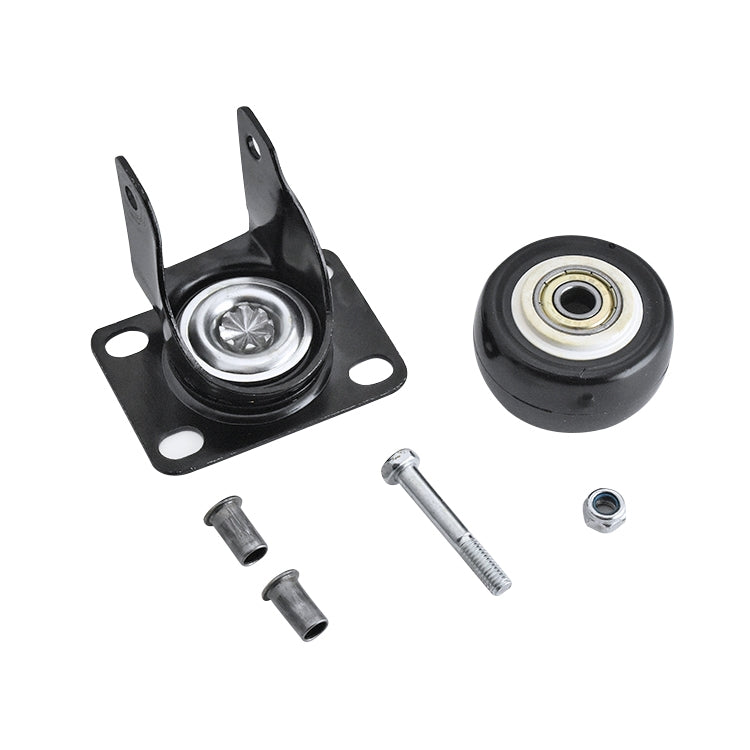 ELECTROPRIME 2 PCS 1.5 inch Furniture Cabinet Coffee Table Silent Screw Brake Wheel