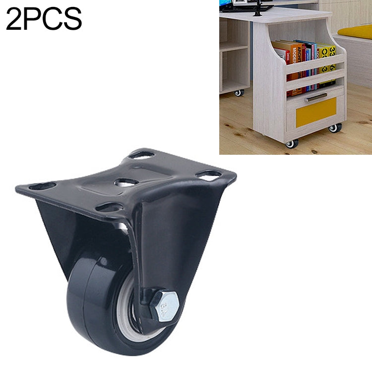 ELECTROPRIME 2 PCS 1.5 inch Furniture Cabinet Coffee Table Silent Directional Wheel