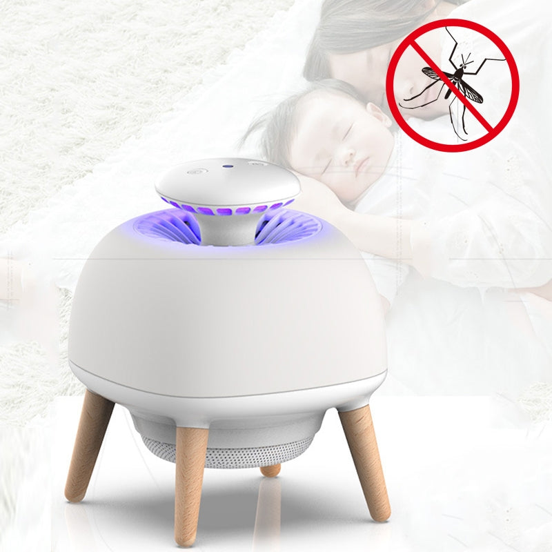 ELECTROPRIME 4W Ultraviolet Mosquito Trap Lamp USB Electric Pest Repeller Intelligent Light Control(White)