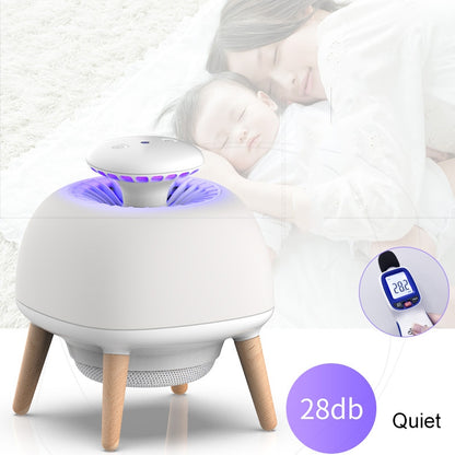 ELECTROPRIME 4W Ultraviolet Mosquito Trap Lamp USB Electric Pest Repeller Intelligent Light Control(White)