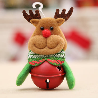 ELECTROPRIME Christmas Tree Doll Bell Christmas Pendants Decorations, Random Style Delivery, Size: 11*7cm