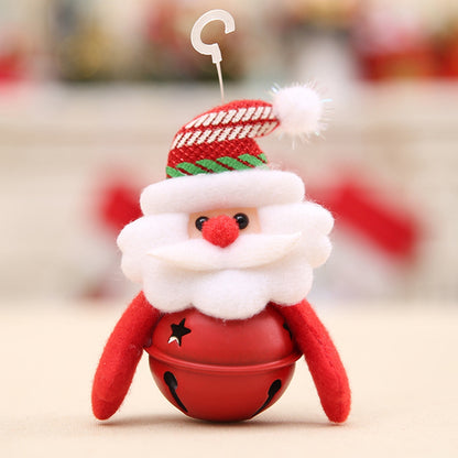 ELECTROPRIME Christmas Tree Doll Bell Christmas Pendants Decorations, Random Style Delivery, Size: 11*7cm