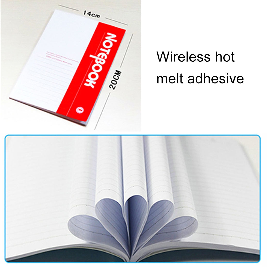 ELECTROPRIME 10 PCS 30 Pages A5 Soft Cover Diary Notebook Office Supply, Random Color Delivery