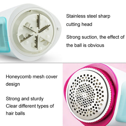 ELECTROPRIME BZ-117Z-A USB Charging 6 Knife Head Fur Ball Trimmer(Blue)