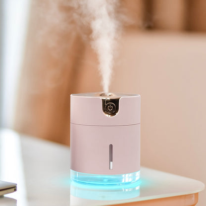 ELECTROPRIME WT-H16 USB Charging Water Pattern Atomizing Humidifier with Colorful Night Lights, Water Tank Capacity: 300mL (Pink)