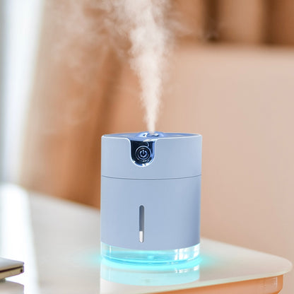ELECTROPRIME WT-H16 USB Charging Water Pattern Atomizing Humidifier with Colorful Night Lights, Water Tank Capacity: 300mL (Blue)