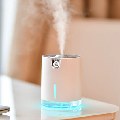 ELECTROPRIME WT-H16 USB Charging Water Pattern Atomizing Humidifier with Colorful Night Lights, Water Tank Capacity: 300mL (White)