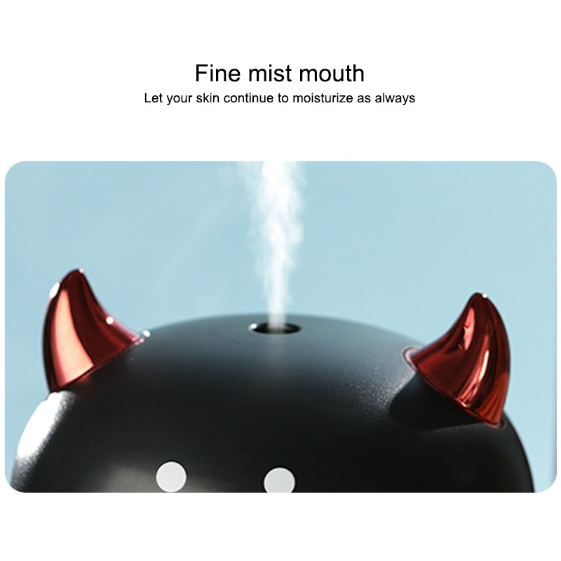ELECTROPRIME WT-H21 Devil Atomizing Humidifier with Colorful Night Lights, Water Tank Capacity: 200mL(Black)