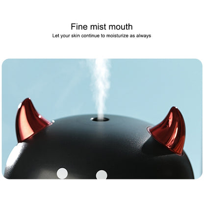 ELECTROPRIME WT-H21 Devil Atomizing Humidifier with Colorful Night Lights, Water Tank Capacity: 200mL(Black)