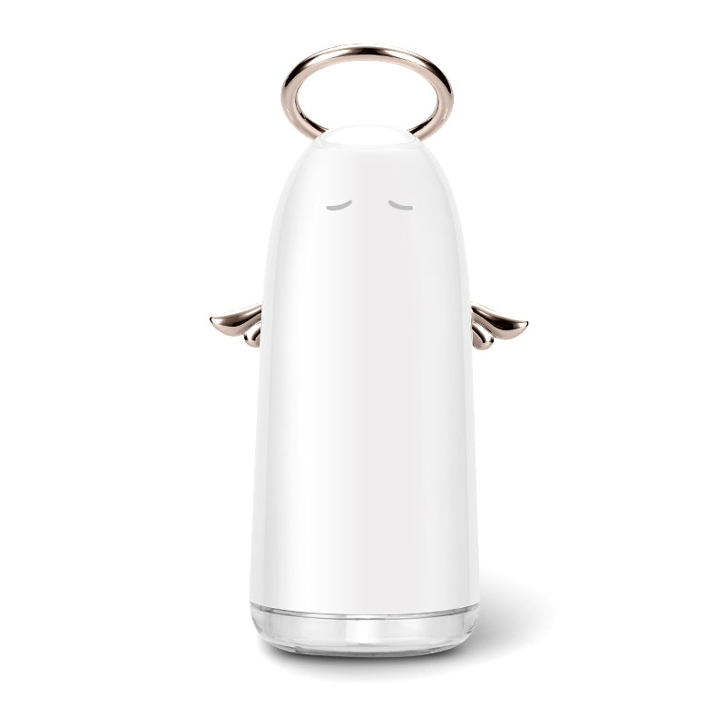 ELECTROPRIME TSHM0 Mini Angel Atomizing Humidifier with Colorful Night Lights, Water Tank Capacity: 230mL (Gold)