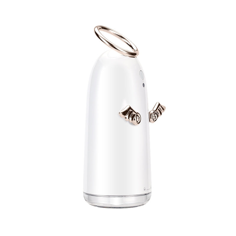 ELECTROPRIME TSHM0 Mini Angel Atomizing Humidifier with Colorful Night Lights, Water Tank Capacity: 230mL (Gold)