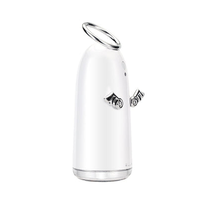 ELECTROPRIME TSHM0 Mini Angel Atomizing Humidifier with Colorful Night Lights, Water Tank Capacity: 230mL (Silver)