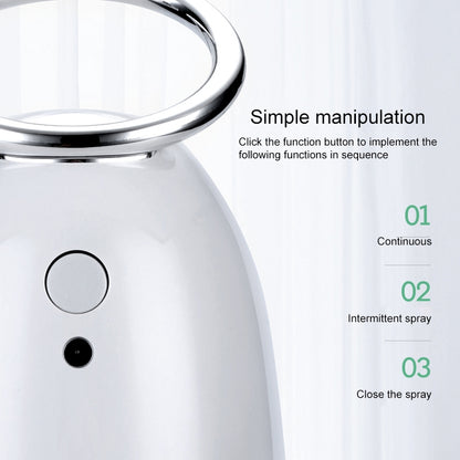 ELECTROPRIME TSHM0 Mini Angel Atomizing Humidifier with Colorful Night Lights, Water Tank Capacity: 230mL (Silver)