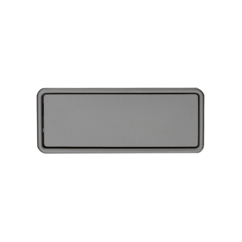 ELECTROPRIME Simple Wardrobe Slotted Scrub Handle Concealed Recessed Drawer Invisible Handle, Hole Distance?96mm (Grey)