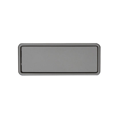 ELECTROPRIME Simple Wardrobe Slotted Scrub Handle Concealed Recessed Drawer Invisible Handle, Hole Distance?96mm (Grey)