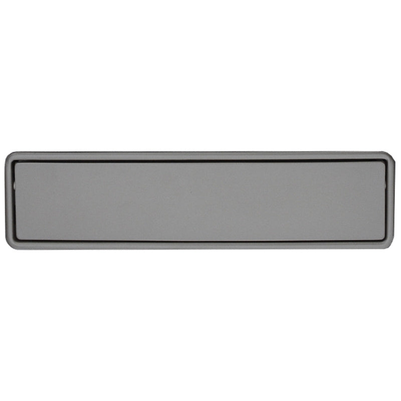 ELECTROPRIME Simple Wardrobe Slotted Scrub Handle Concealed Recessed Drawer Invisible Handle, Hole Distance?160mm (Grey)