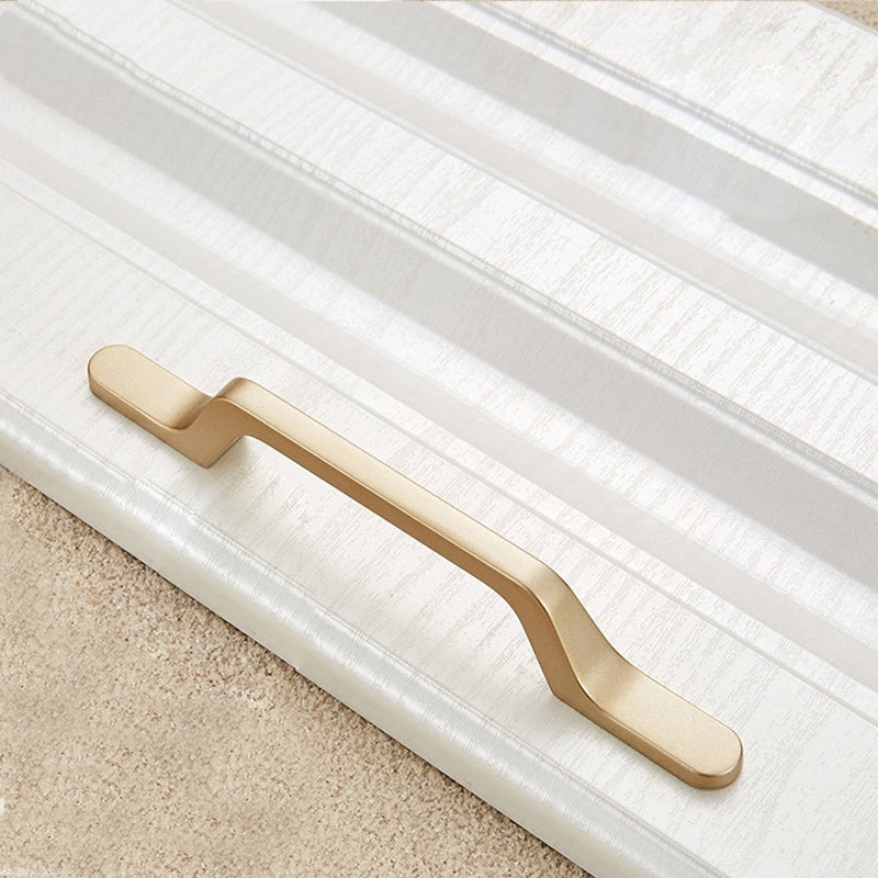 ELECTROPRIME 9008-96 Modern Simple Cabinet Door Handle Drawer Wardrobe Zinc Alloy Handle(Gold)