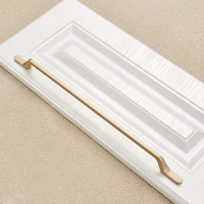 ELECTROPRIME 9008-320 Modern Simple Cabinet Door Handle Drawer Wardrobe Zinc Alloy Handle(Gold)