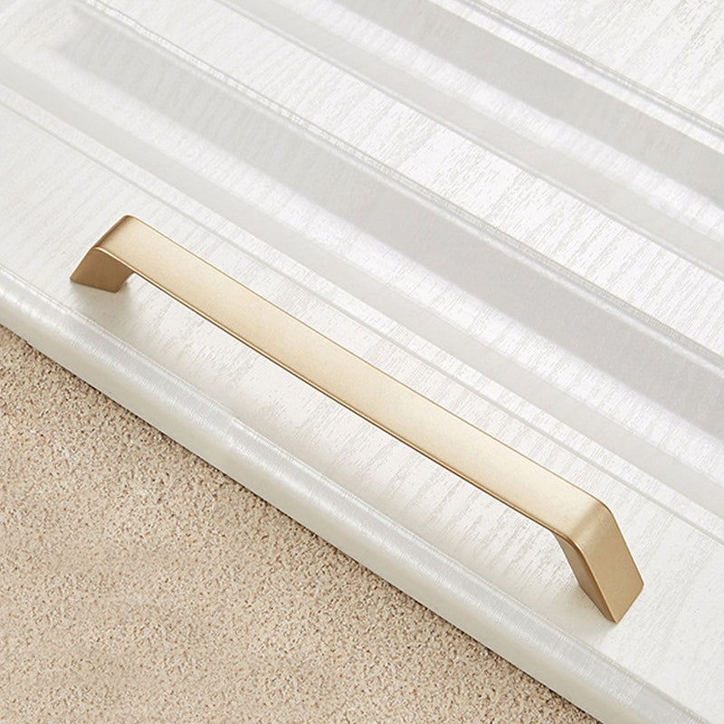 ELECTROPRIME 9009-160 Modern Simple Cabinet Door Handle Drawer Wardrobe Zinc Alloy Handle(Gold)