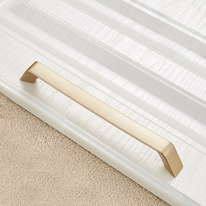 ELECTROPRIME 9009-160 Modern Simple Cabinet Door Handle Drawer Wardrobe Zinc Alloy Handle(Gold)