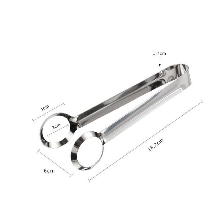 ELECTROPRIME 2 PCS Multifunctional Stainless Steel Tweezers Egg Cooking Pliers Kitchen Supplies