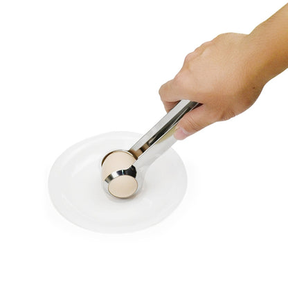 ELECTROPRIME 2 PCS Multifunctional Stainless Steel Tweezers Egg Cooking Pliers Kitchen Supplies