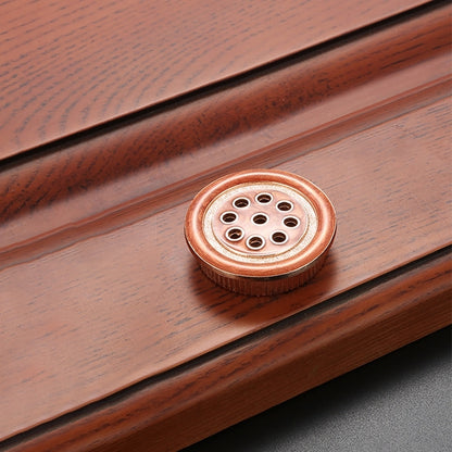 ELECTROPRIME Oukali Stainless Steel Zinc Alloy Vent Hole Furniture Cabinet Wardrobe Riser Vent (Red)