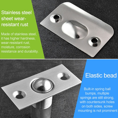 ELECTROPRIME 1 Set 106 Stainless Steel Invisible Door Bead Spring Beads Special Bead Lock Door Bead