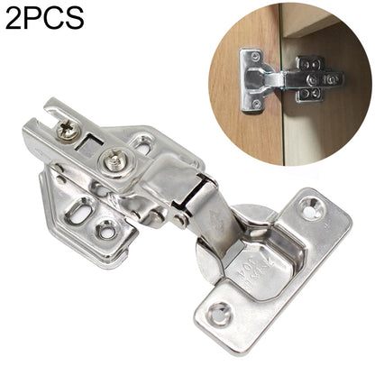 ELECTROPRIME 2 PCS Stainless Steel Hydraulic Hinge Copper Rod Hydraulic Buffer Hinge, 781 Big Bend