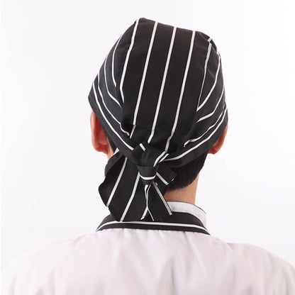 ELECTROPRIME Simple Style Unisex Chef Waiter Work Cap Pirate Hat Turban Cap