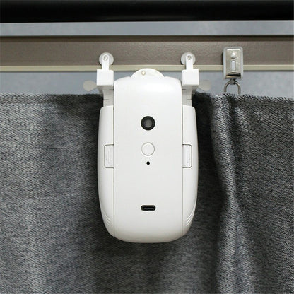 LY-1672 Single Opening Smart Curtain Robot for U Rail,I Rail Remote Control Electric Curtain Opener