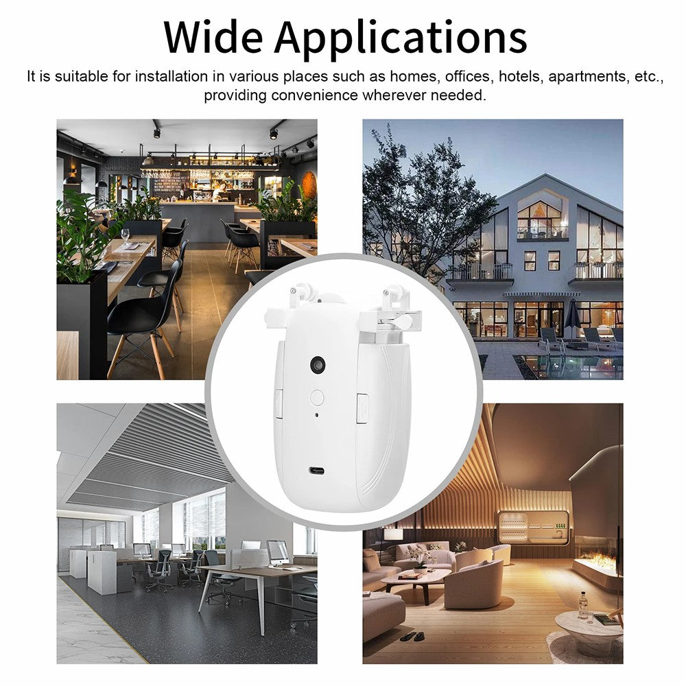 LY-1672 Single Opening Smart Curtain Robot for U Rail,I Rail Remote Control Electric Curtain Opener