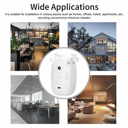 LY-1672 Single Opening Smart Curtain Robot for U Rail,I Rail Remote Control Electric Curtain Opener