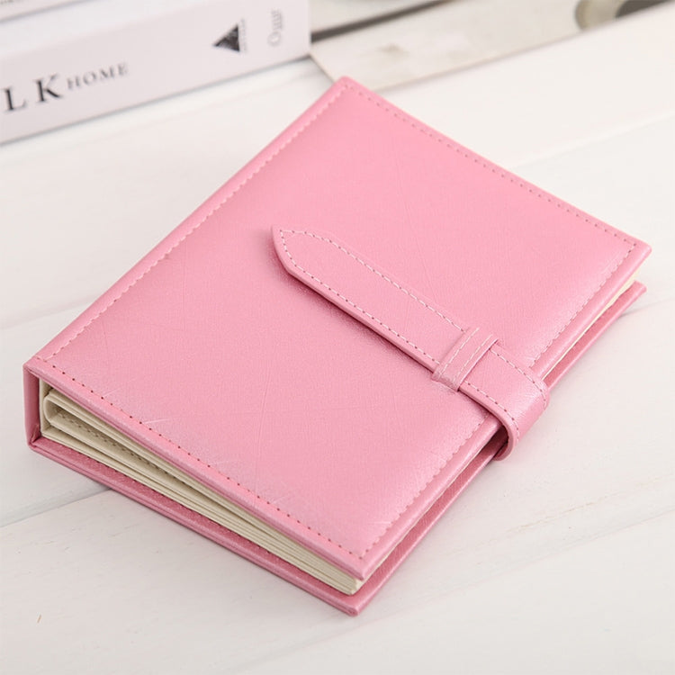 ELECTROPRIME Book Shape Creative Portable Ear Stud Earrings Display Rack Jewelry Storage Box(Pink)