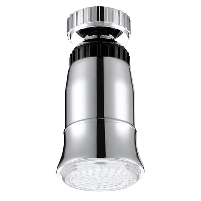 ELECTROPRIME SDF2-B5 1 LED Temperature Sensor RGB LED Faucet Light Water Glow Shower, Size: 78 x 30mm, Interface: 22mm (Silver)