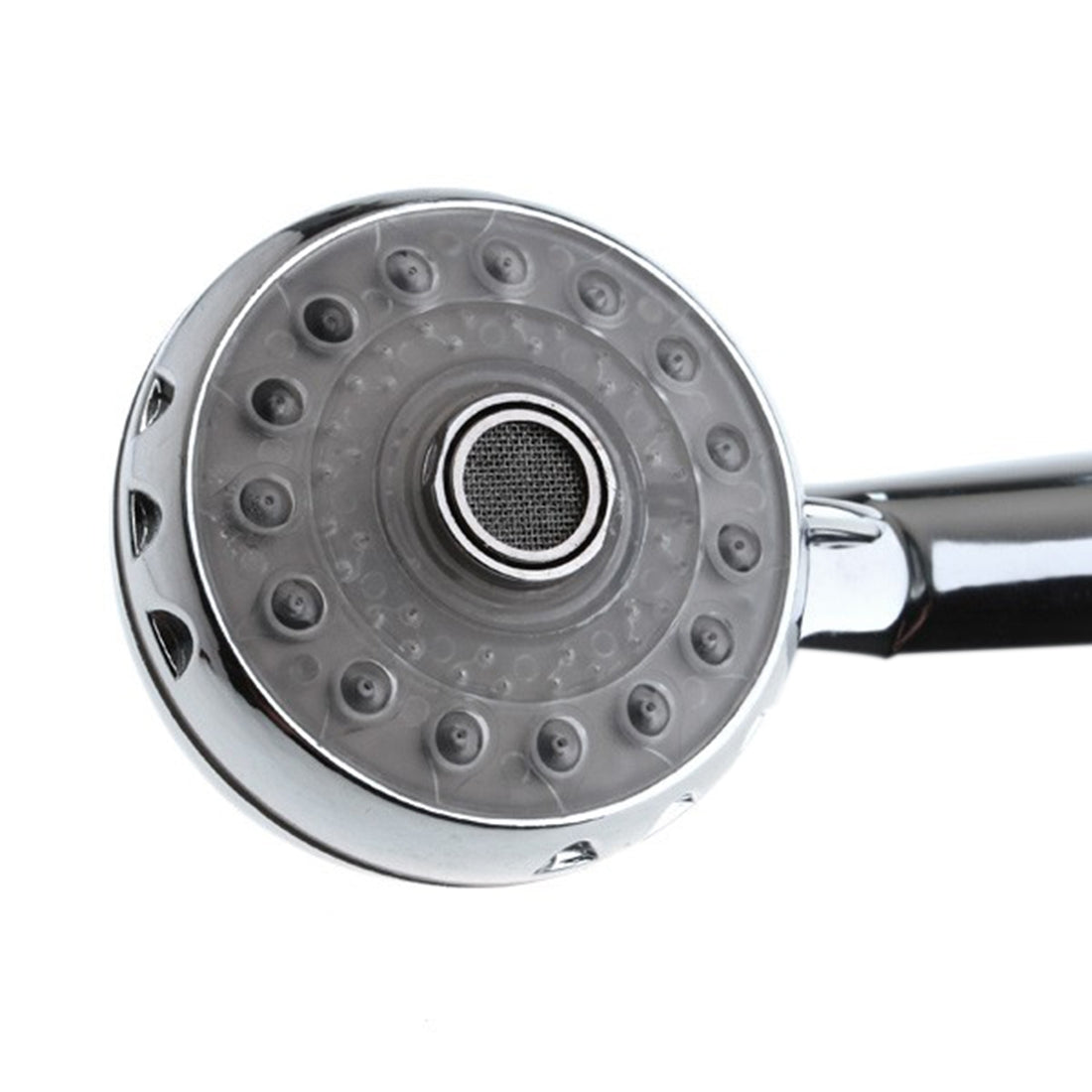 ELECTROPRIME SDS-A21 15 LEDs ABS Temperature Sensor RGB LED Shower Head, Size: 22 x 8 x 4.5cm, Interface:  20mm