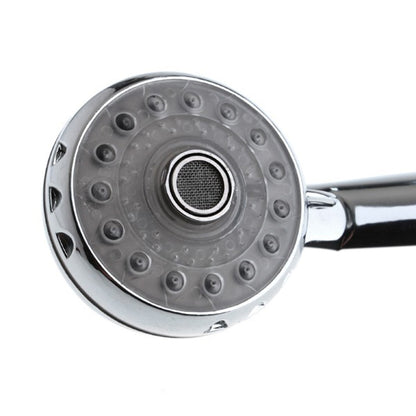 ELECTROPRIME SDS-A21 15 LEDs ABS Temperature Sensor RGB LED Shower Head, Size: 22 x 8 x 4.5cm, Interface:  20mm
