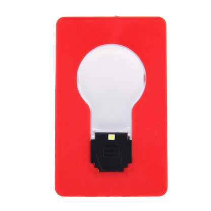 ELECTROPRIME LED Pocket Lamp, Creative Ultrathin Card Light, Random Color Delivery