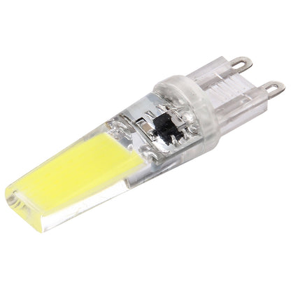 ELECTROPRIME G9 3W 300LM COB LED Light , Silicone Dimmable for Halls / Office / Home, AC 220-240V, Transparent Plug(White Light)