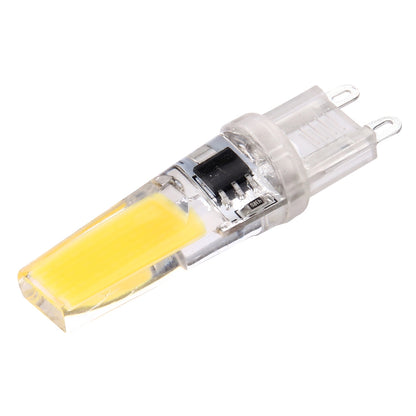 ELECTROPRIME G9 3W 300LM COB LED Light , Silicone Dimmable for Halls / Office / Home, AC 220-240V, Transparent Plug(Warm White)