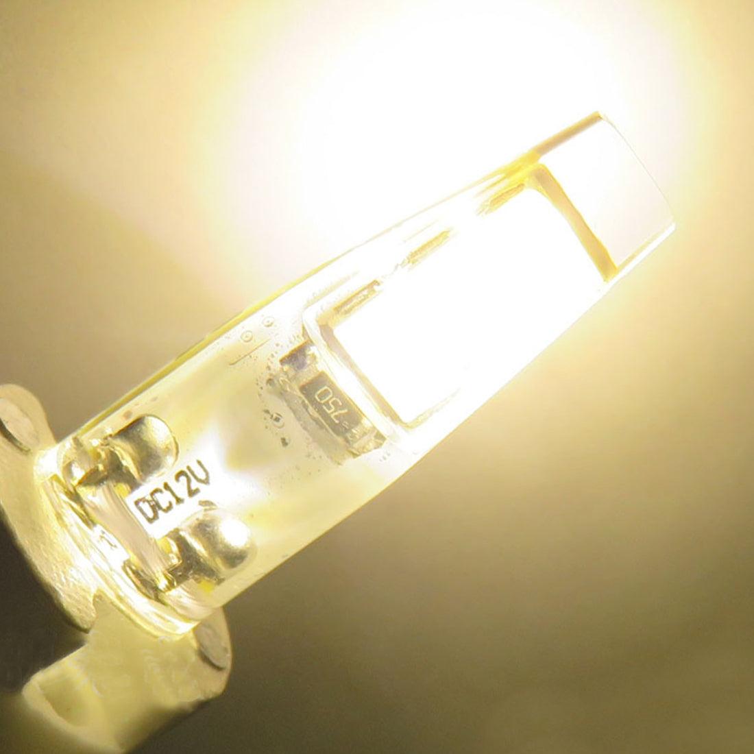 ELECTROPRIME G4 2W 100LM Corn Light Bulb, 6 LED SMD 5730 Silicone, DC 12V(Warm White)