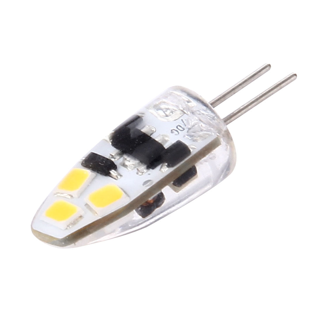 ELECTROPRIME G4 2W 120LM Corn Light Bulb, 6 LED SMD 2835 Silicone, DC 12V(Warm White)