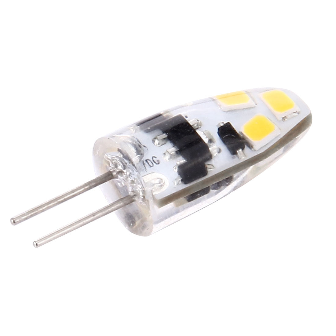 ELECTROPRIME G4 2W 120LM Corn Light Bulb, 6 LED SMD 2835 Silicone, DC 12V(Warm White)