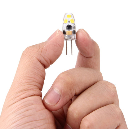 ELECTROPRIME G4 2W 120LM Corn Light Bulb, 6 LED SMD 2835 Silicone, DC 12V(Warm White)