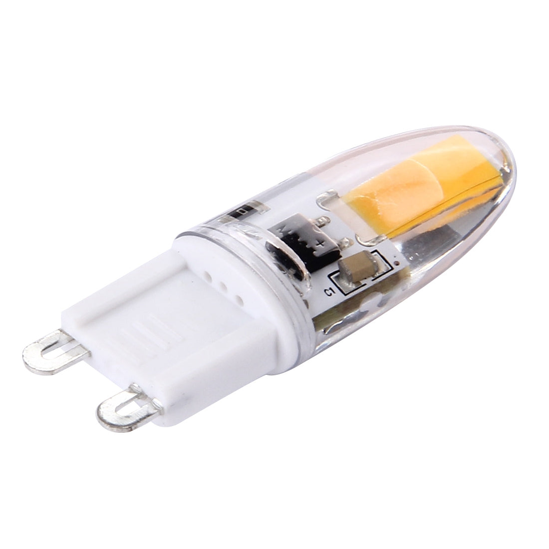 ELECTROPRIME 3W COB LED Light, G9 300LM PC Material Dimmable SMD 1505 for Halls / Office / Home, AC 220-240V(Warm White)
