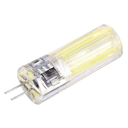 ELECTROPRIME G4 4W Silicone Dimmable 8 LED Filament Light Bulb for Halls, AC 220-240V(White Light)