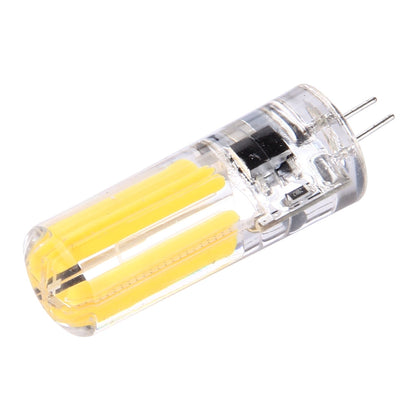 ELECTROPRIME G4 4W Silicone Dimmable 8 LED Filament Light Bulb for Halls, AC 220-240V(Warm White)
