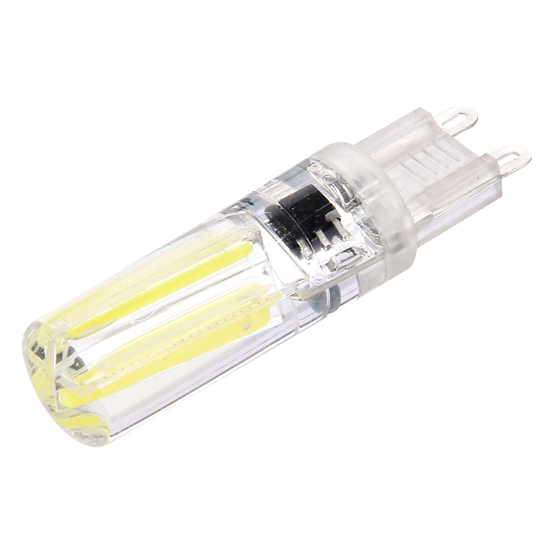 ELECTROPRIME 4W Filament Light Bulb , G9 Silicone Dimmable 8 LED for Halls, AC 220-240V(White Light)