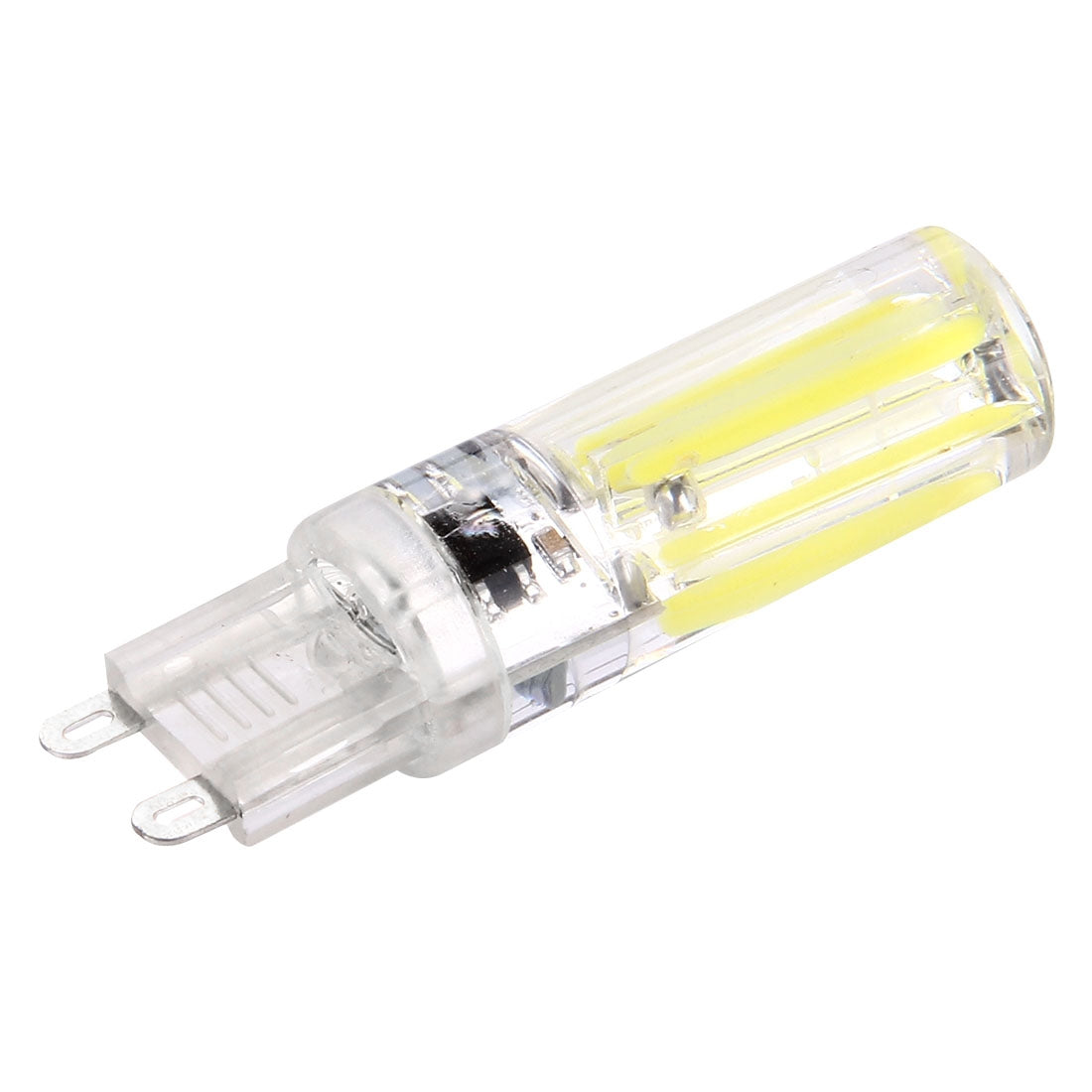 ELECTROPRIME 4W Filament Light Bulb , G9 Silicone Dimmable 8 LED for Halls, AC 220-240V(White Light)